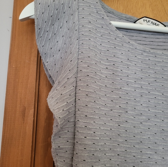 Grey dress with points - Picture 3 of 4